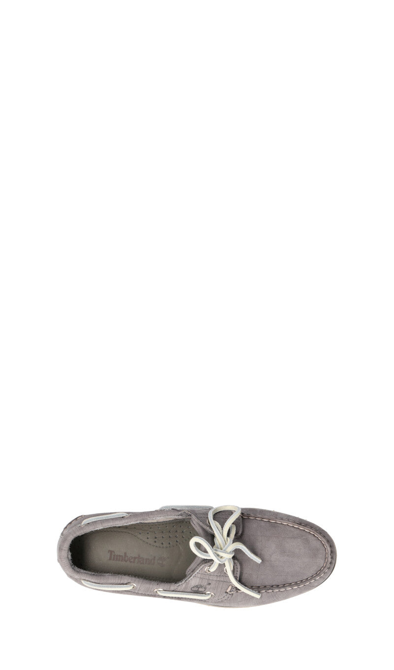 TIMBERLAND Scarpa barca uomo grigia in nabuk