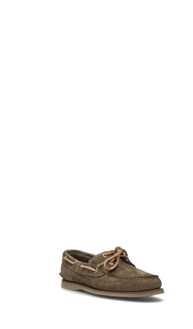 TIMBERLAND Scarpa barca uomo oliva in nabuk