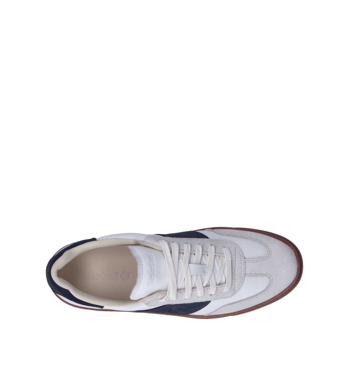 TIMBERLAND Sneaker uomo bianca/blu in pelle
