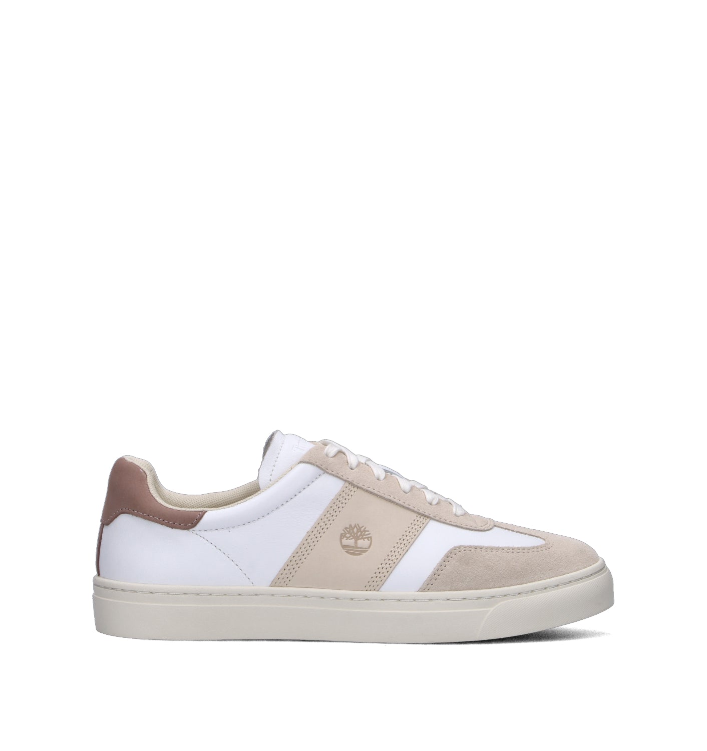 TIMBERLAND Sneaker uomo bianca/beige in pelle