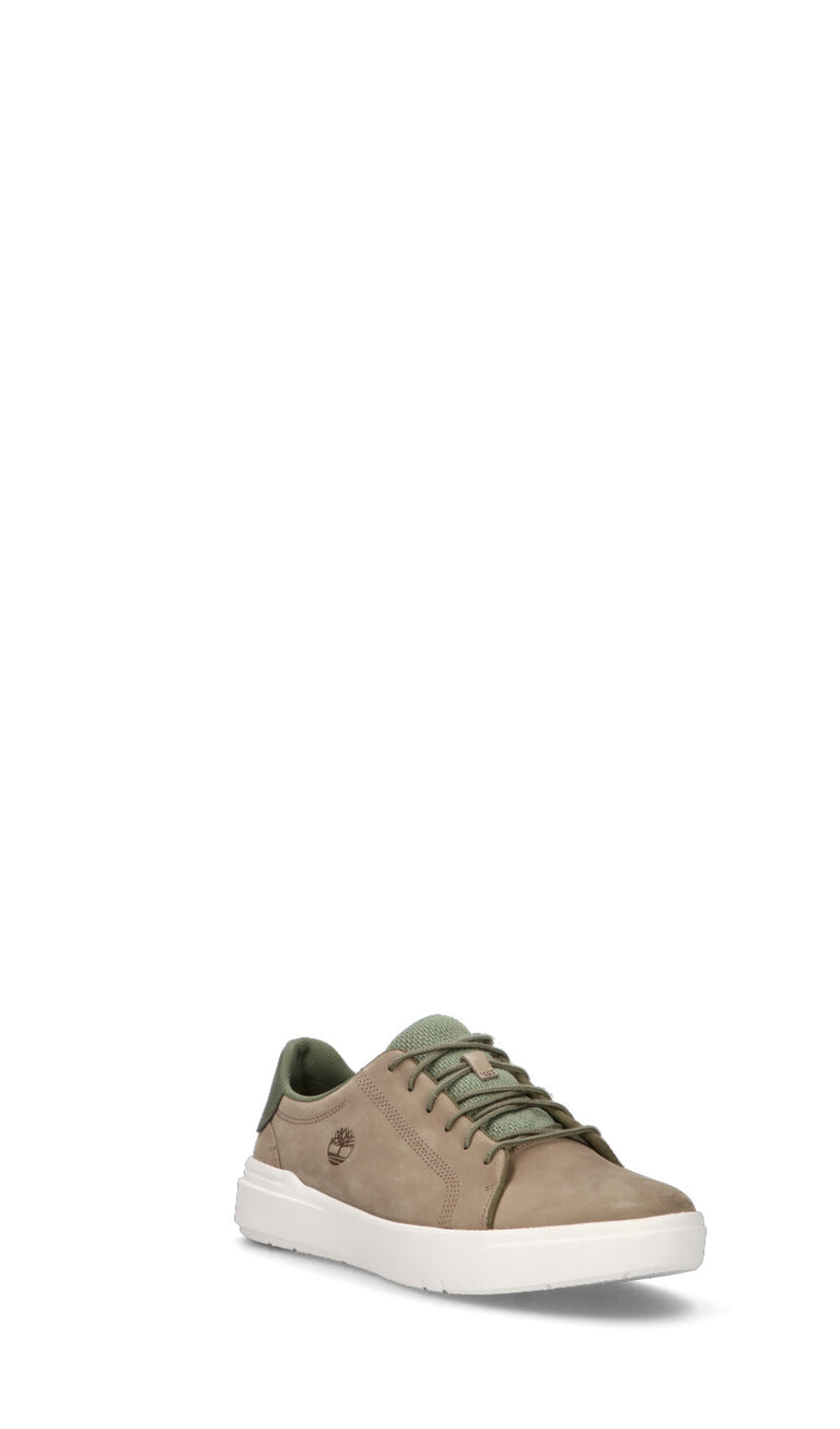 TIMBERLAND Sneaker uomo beige/verde militare in pelle
