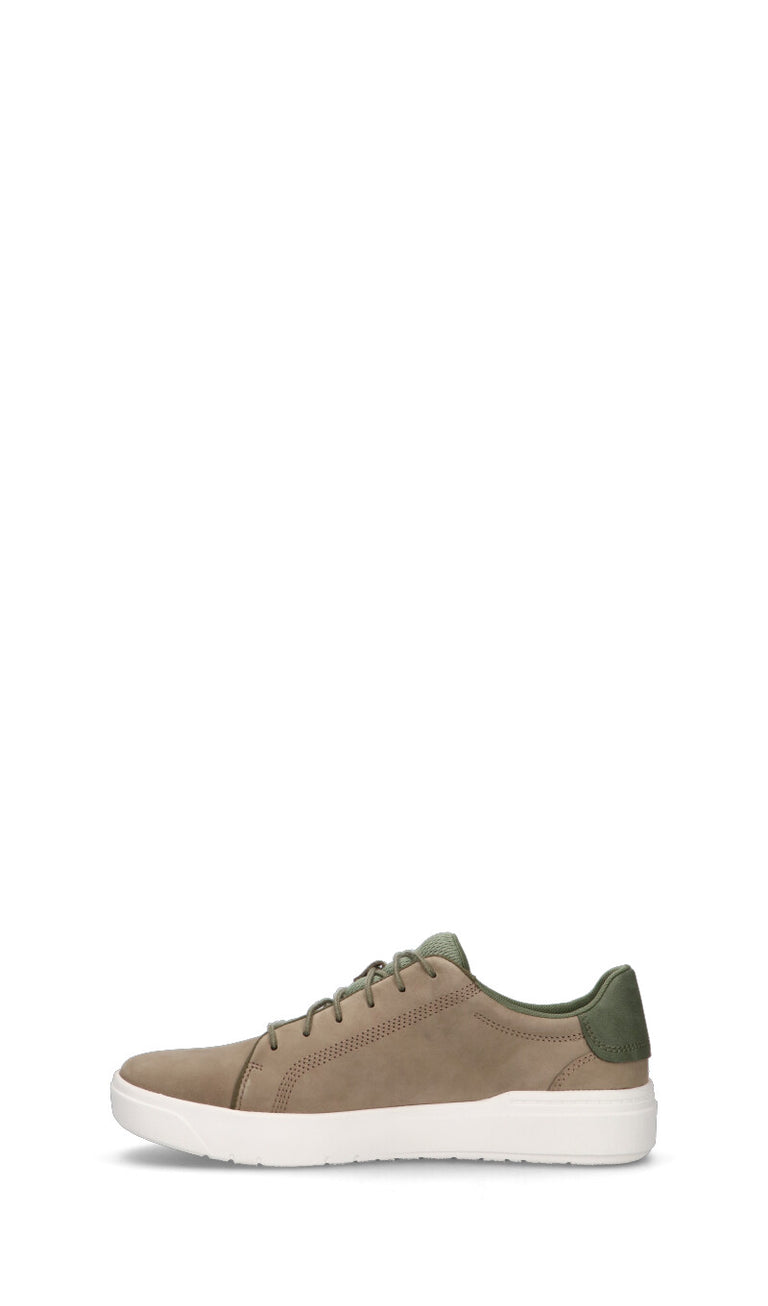 TIMBERLAND Sneaker uomo beige/verde militare in pelle