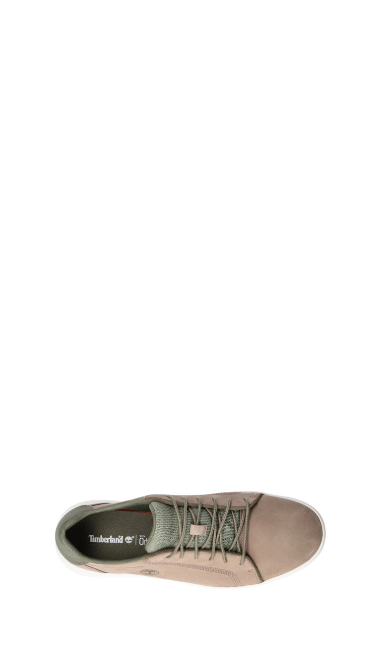 TIMBERLAND Sneaker uomo beige/verde militare in pelle