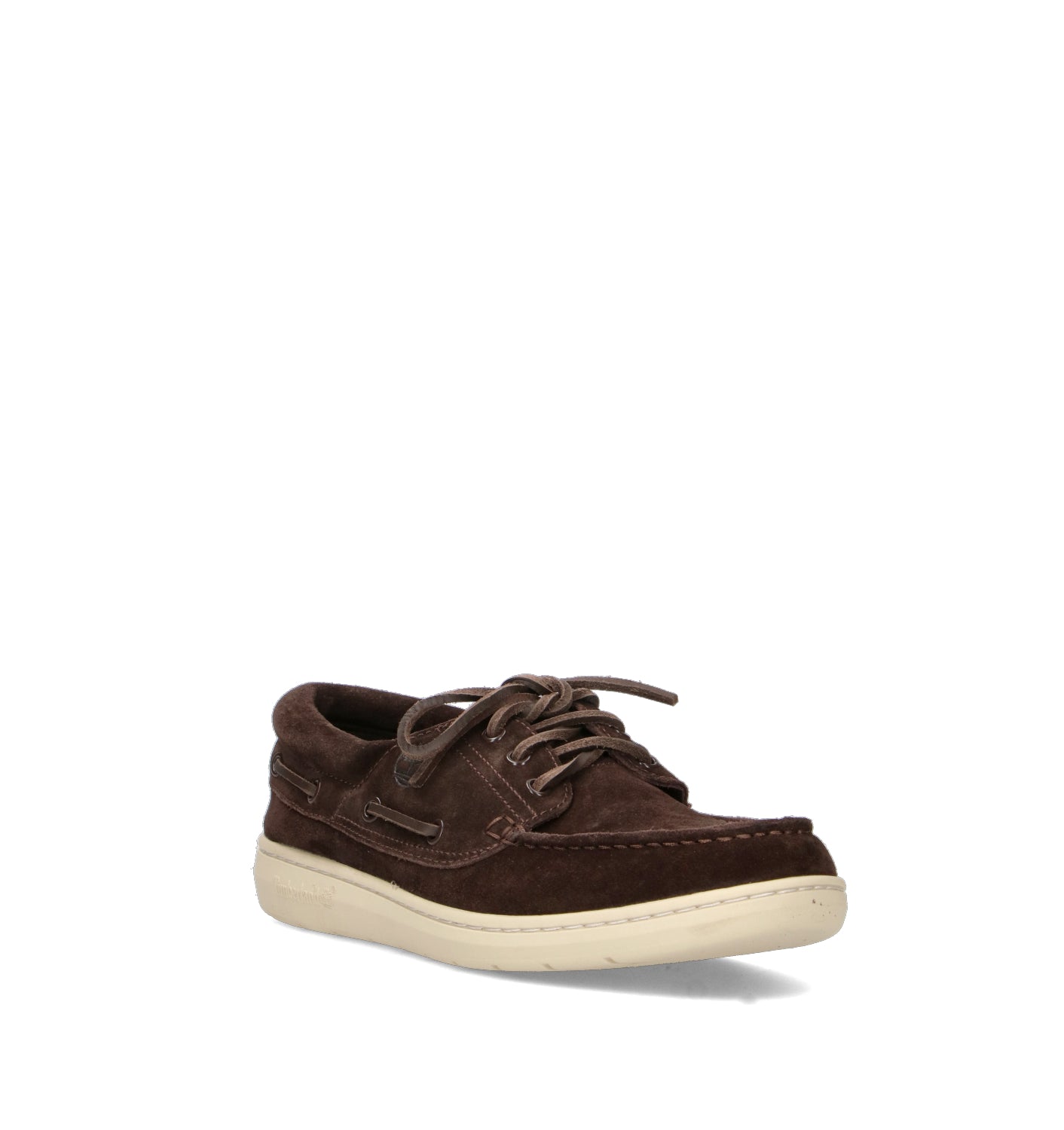 TIMBERLAND Scarpa barca uomo marrone in suede