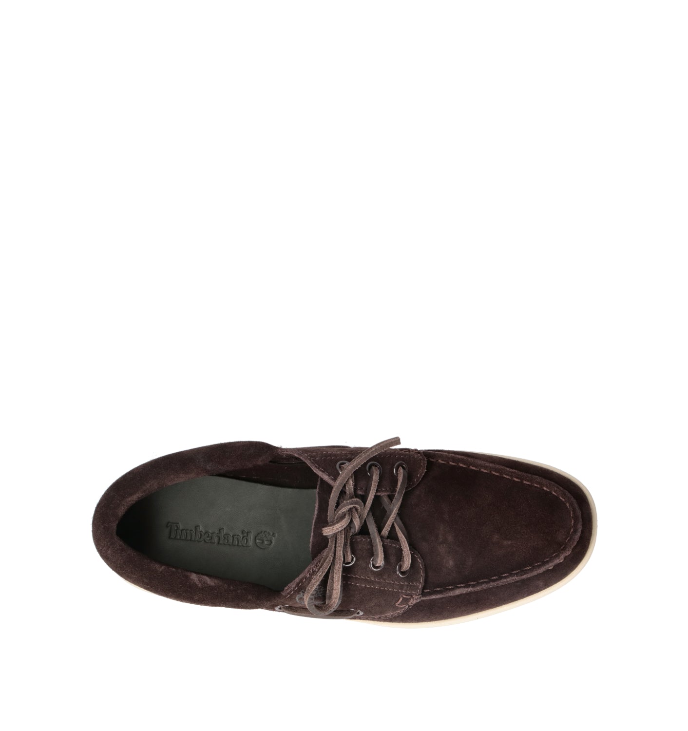 TIMBERLAND Scarpa barca uomo marrone in suede