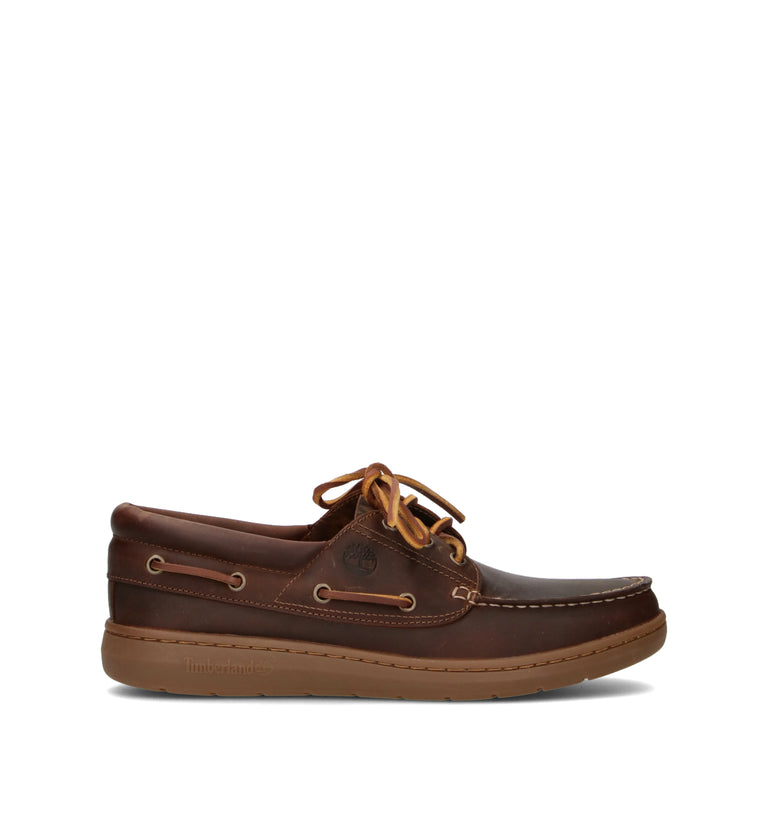 TIMBERLAND Scarpa barca uomo marrone in pelle