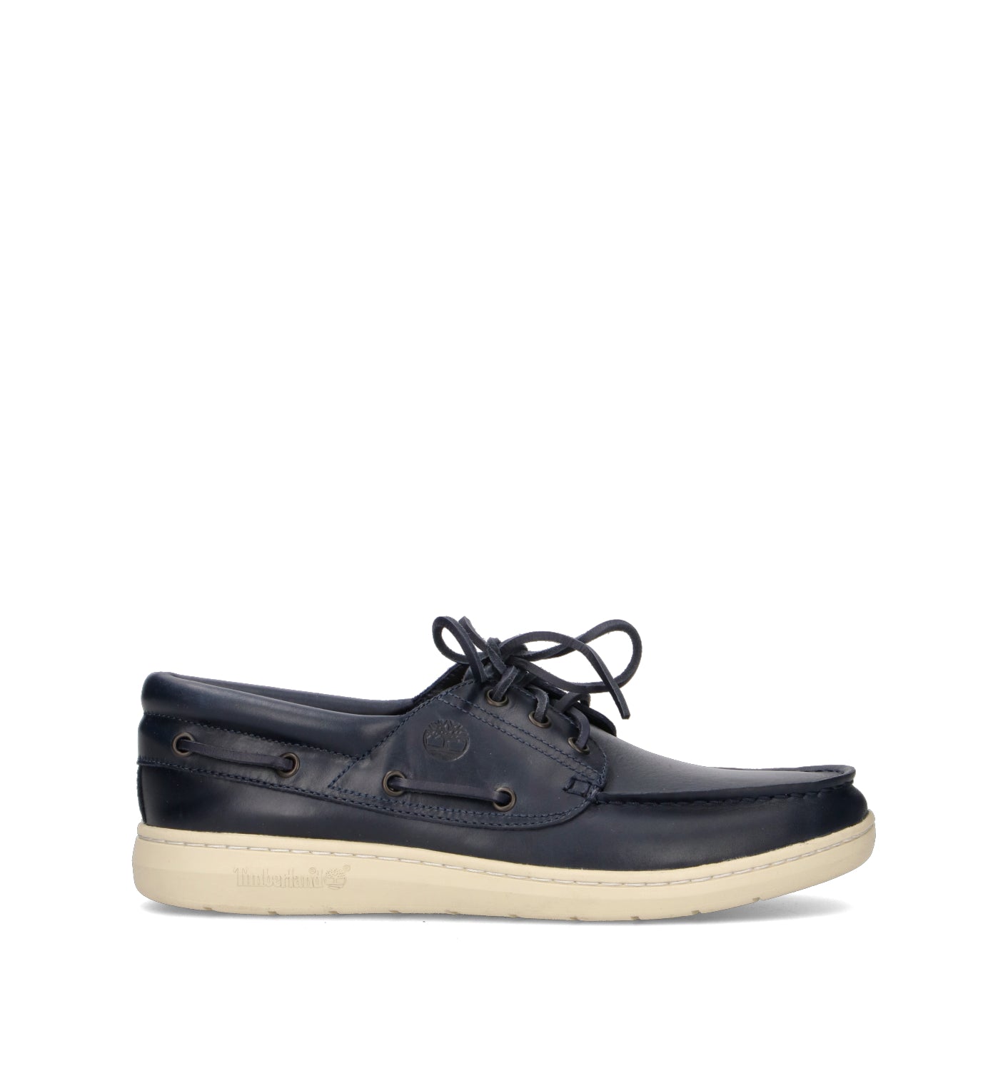 TIMBERLAND Scarpa barca uomo blu in pelle