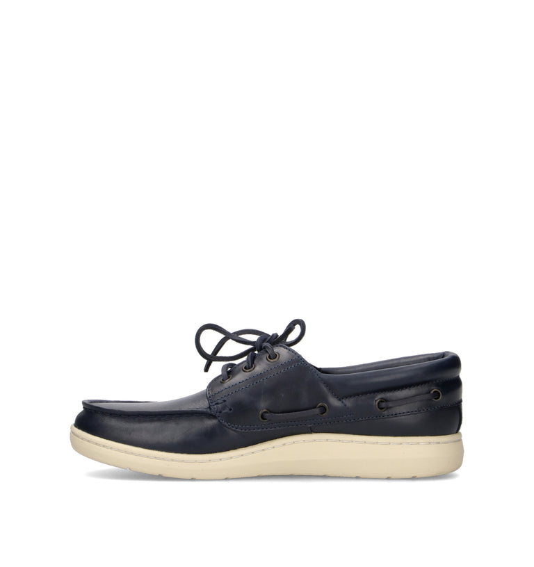 TIMBERLAND Scarpa barca uomo blu in pelle