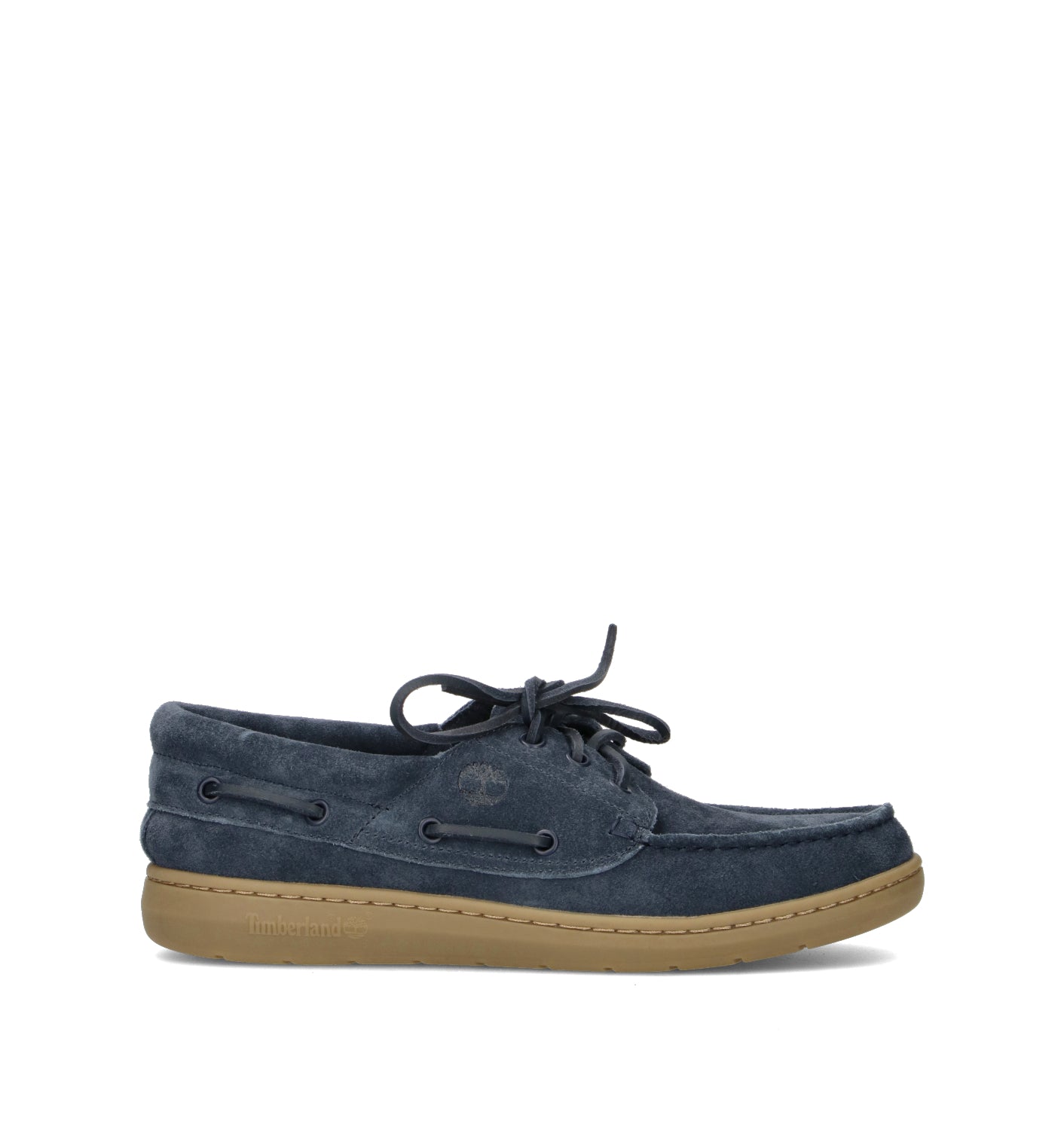 TIMBERLAND Scarpa barca uomo blu in suede