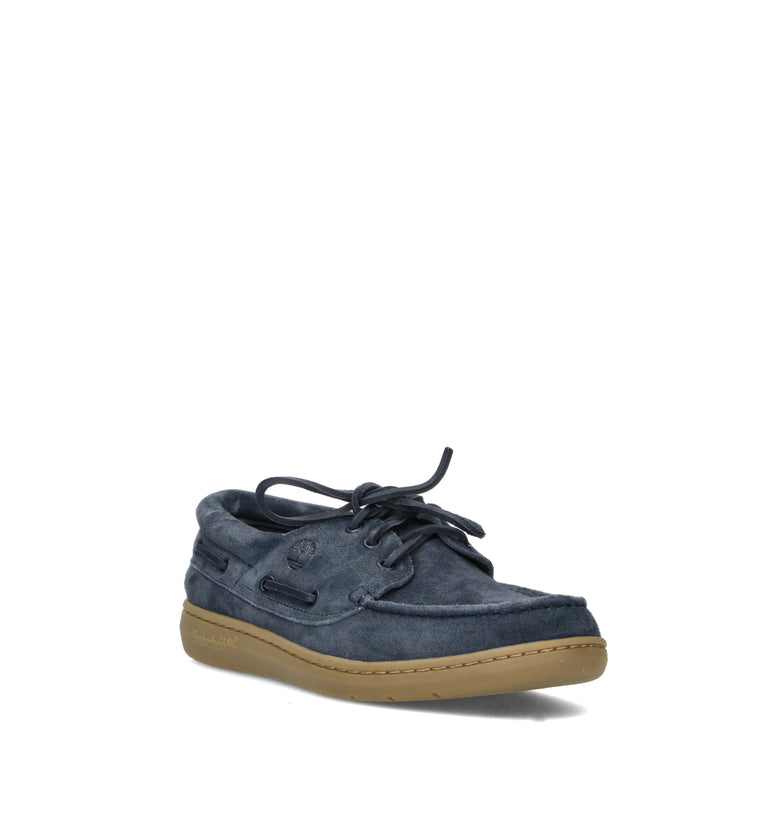 TIMBERLAND Scarpa barca uomo blu in suede