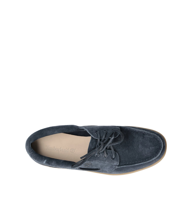 TIMBERLAND Scarpa barca uomo blu in suede