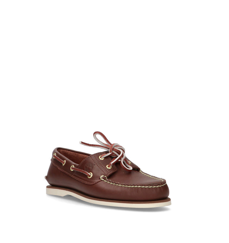 TIMBERLAND Scarpa barca uomo marrone in pelle