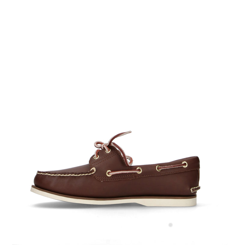 TIMBERLAND Scarpa barca uomo marrone in pelle