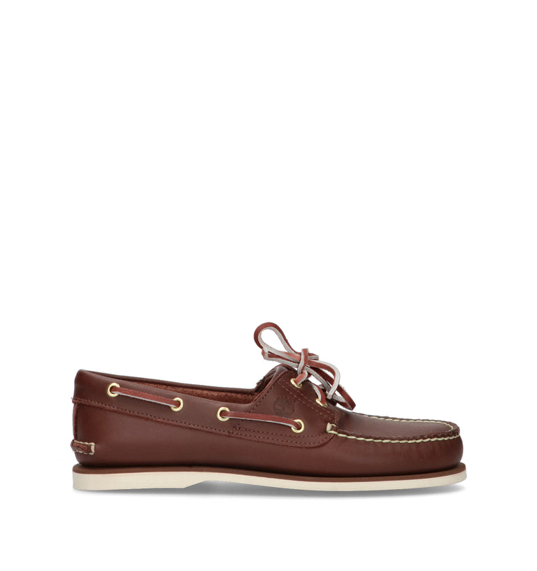 TIMBERLAND Scarpa barca uomo marrone in pelle
