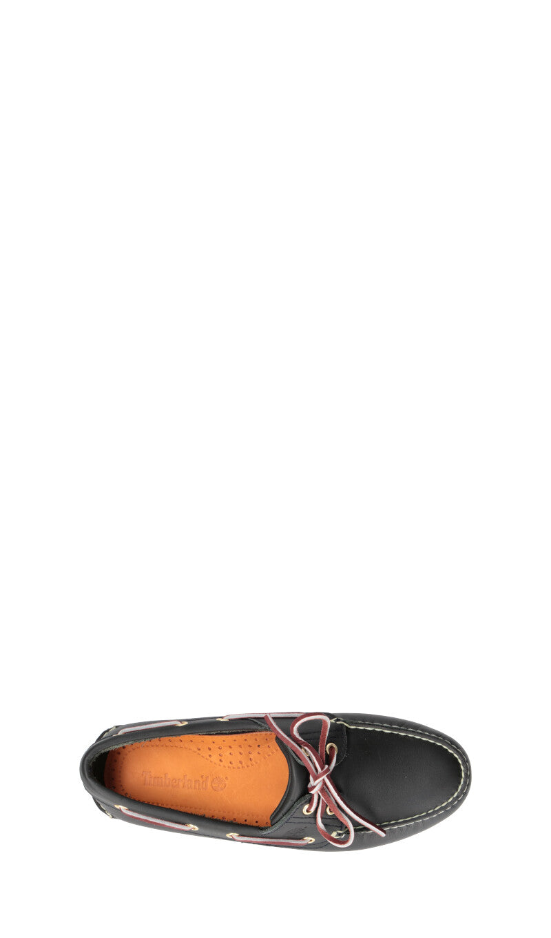 TIMBERLAND Scarpa barca uomo petrolio in pelle