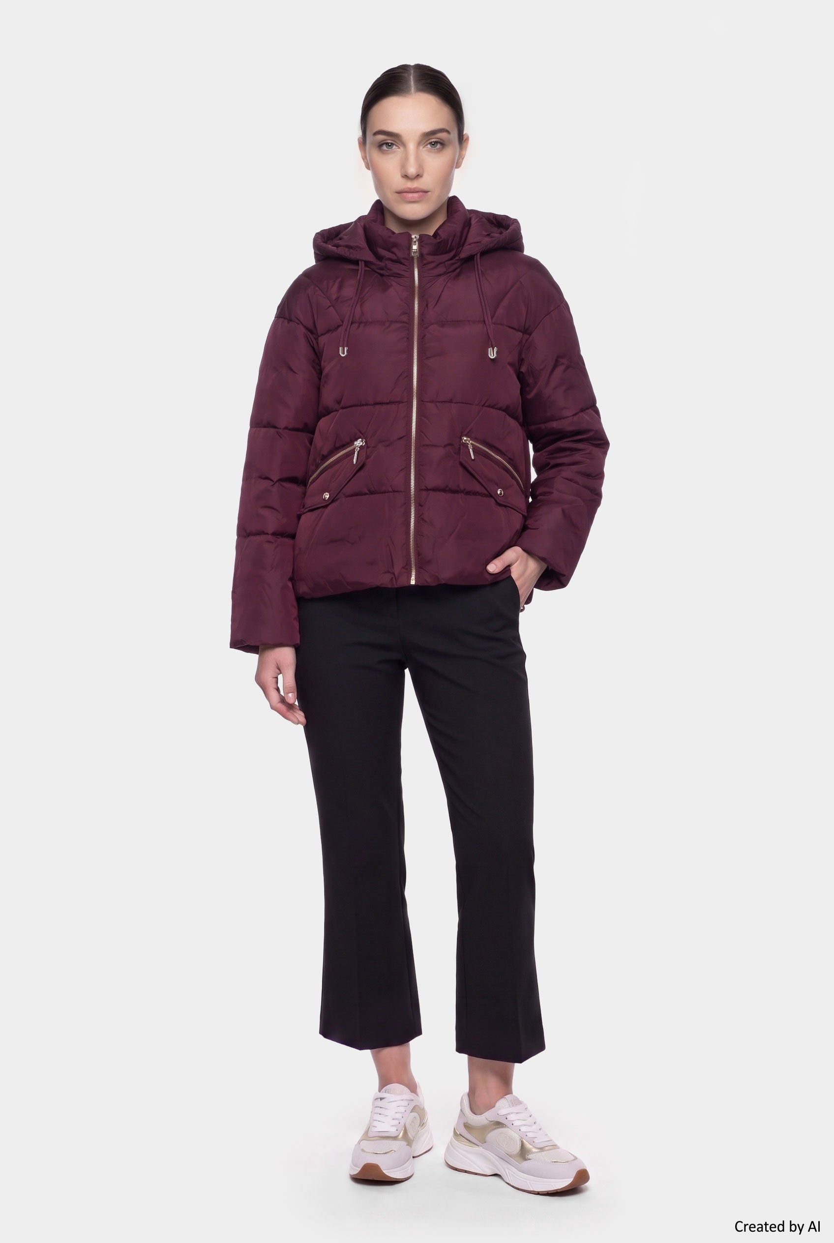 LIU JO Piumino donna bordeaux