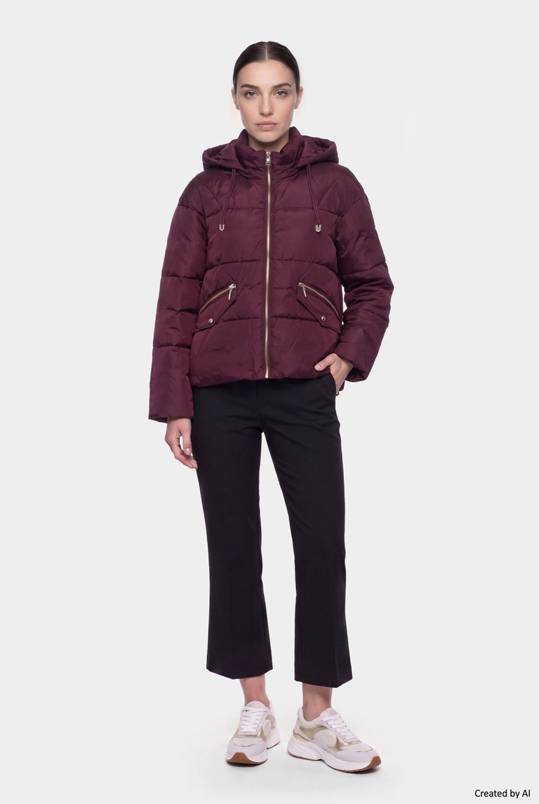 LIU JO Piumino donna bordeaux