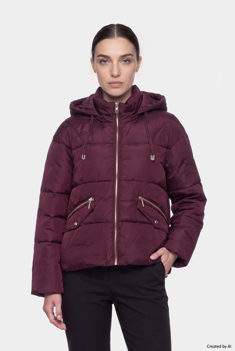 LIU JO Piumino donna bordeaux
