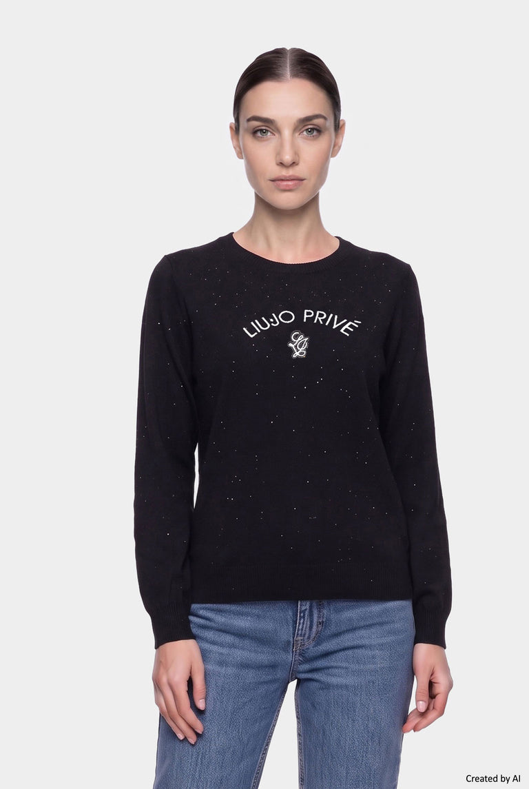 LIU JO Maglia donna nera