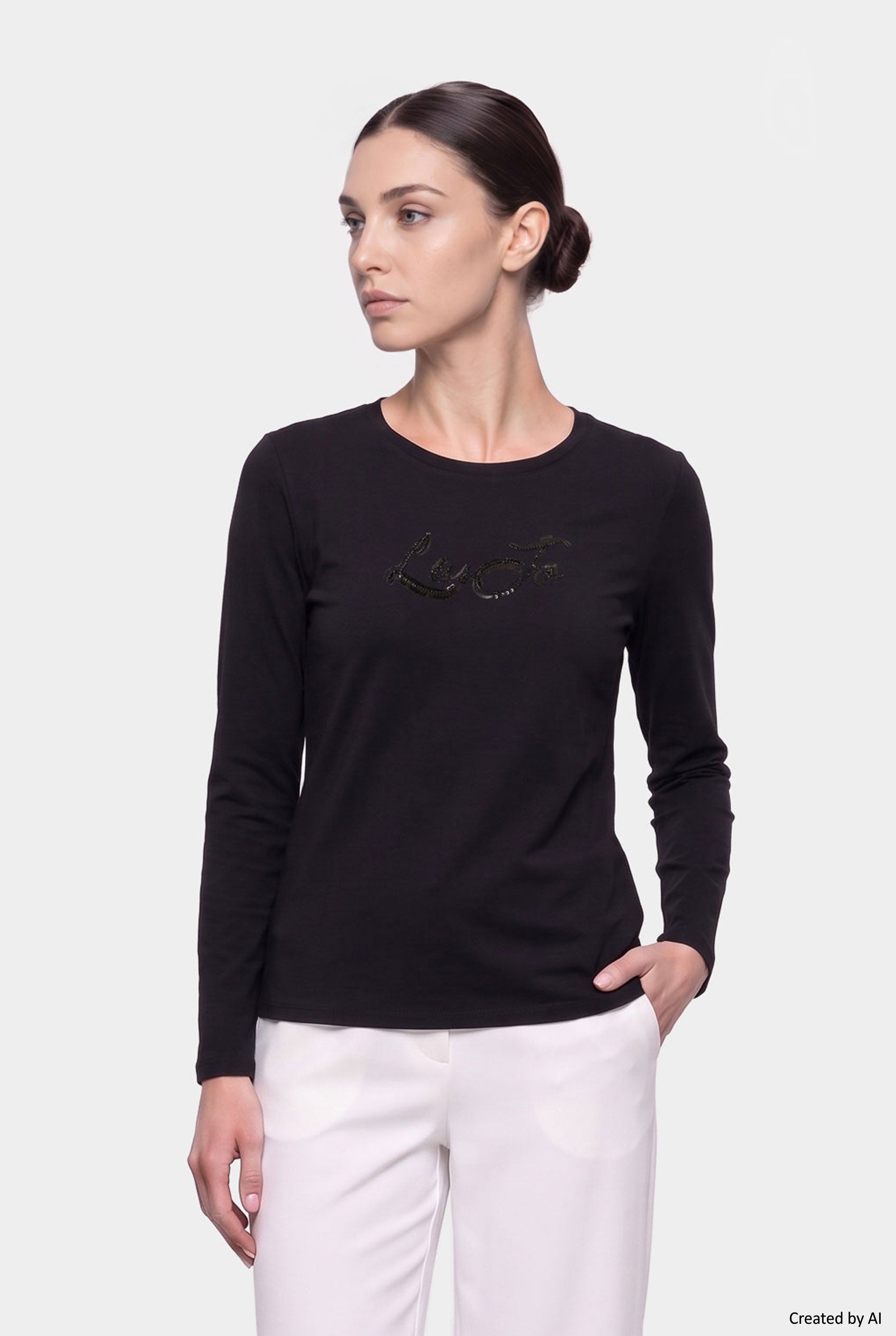 LIU JO Maglia donna nera