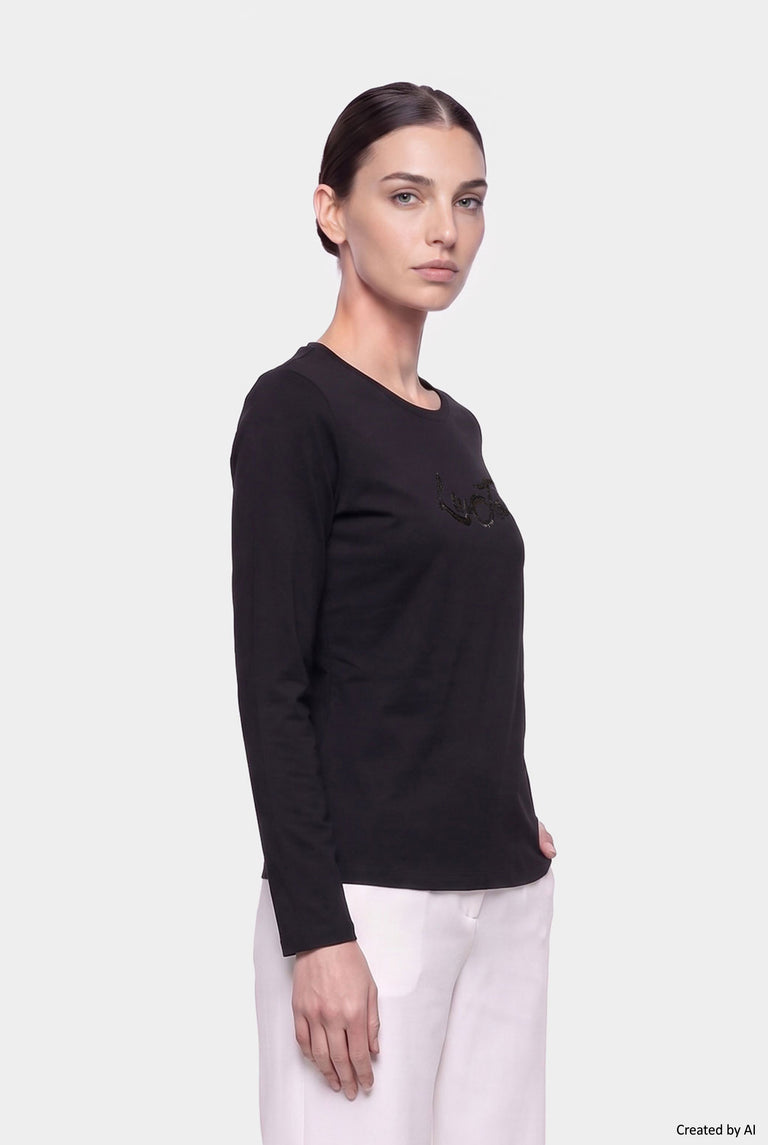LIU JO Maglia donna nera