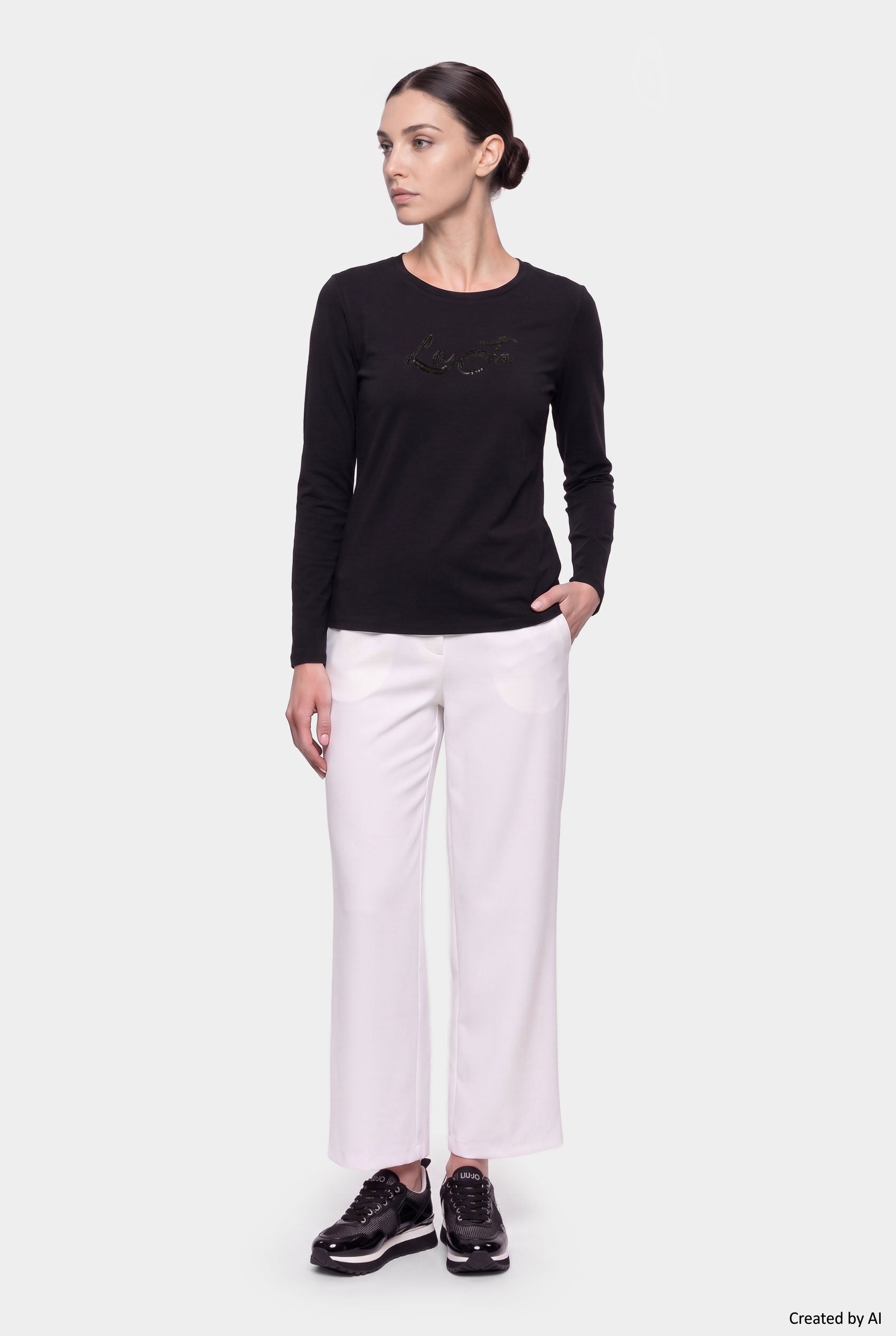 LIU JO Maglia donna nera