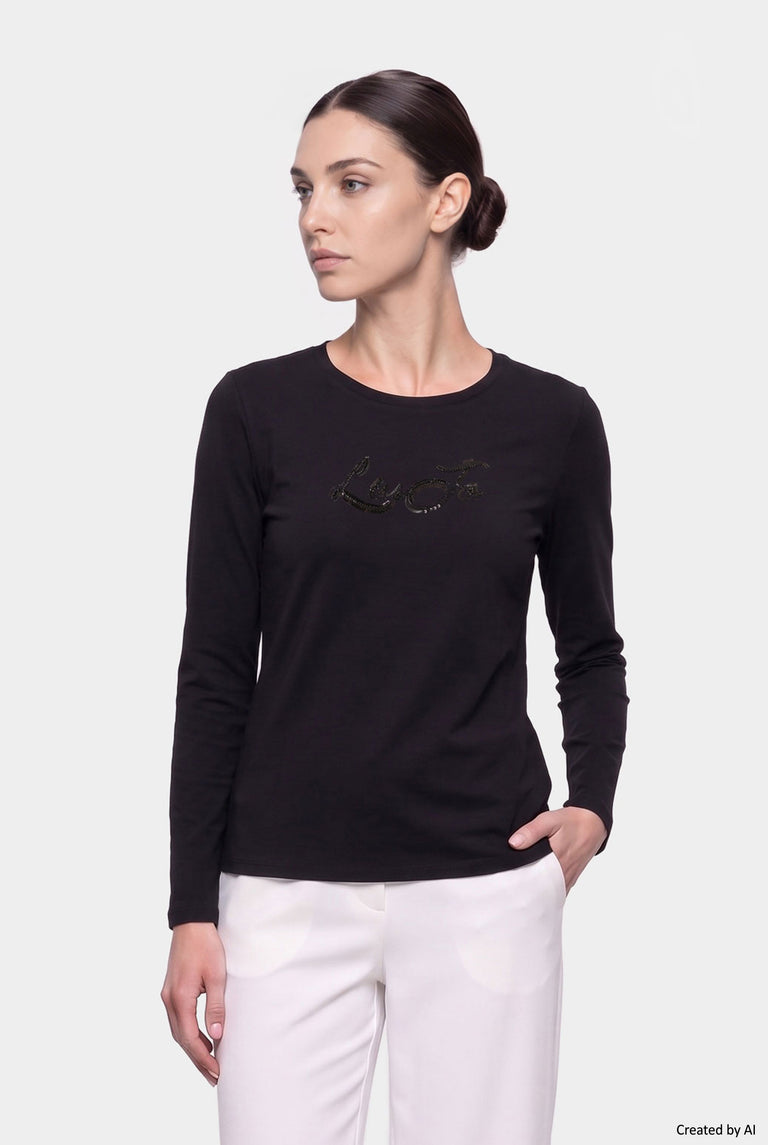 LIU JO Maglia donna nera
