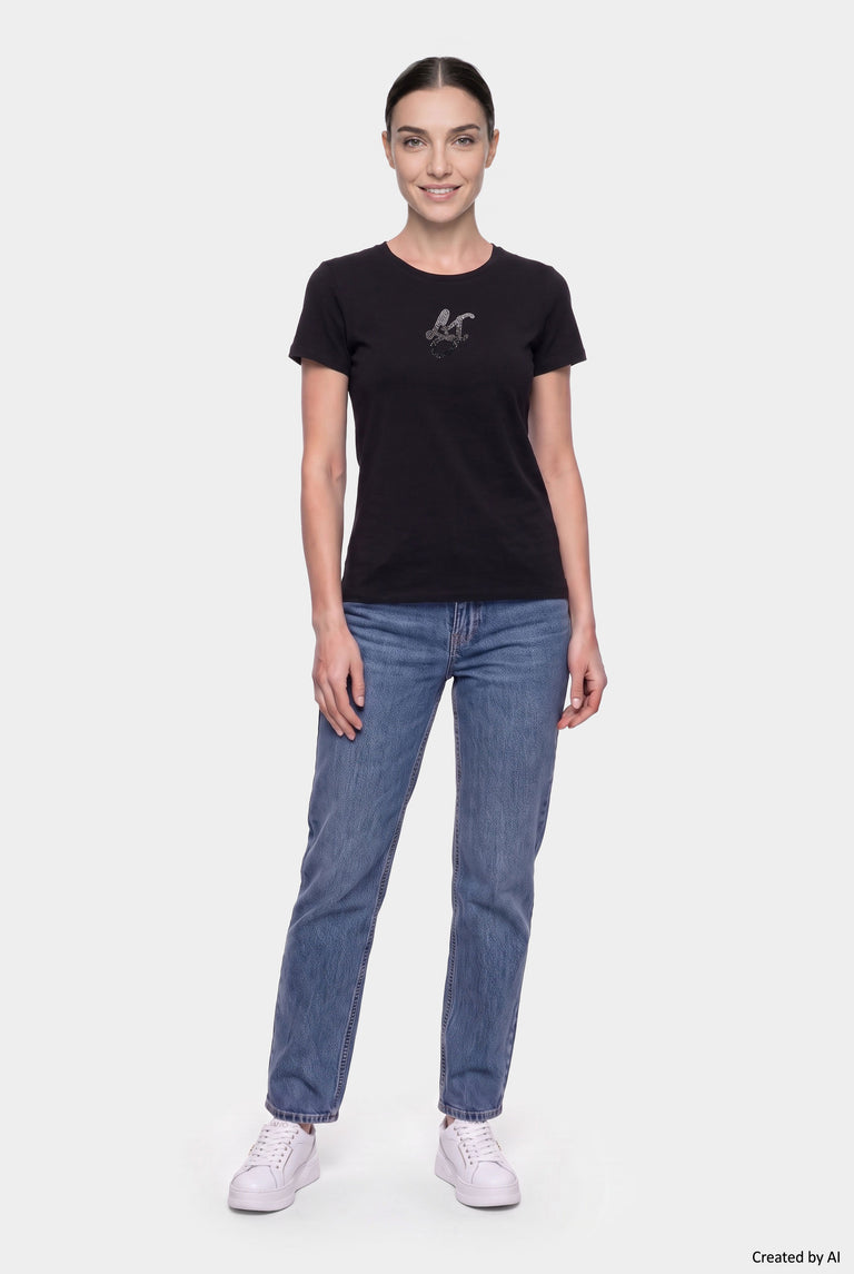 LIU JO T-shirt donna nera