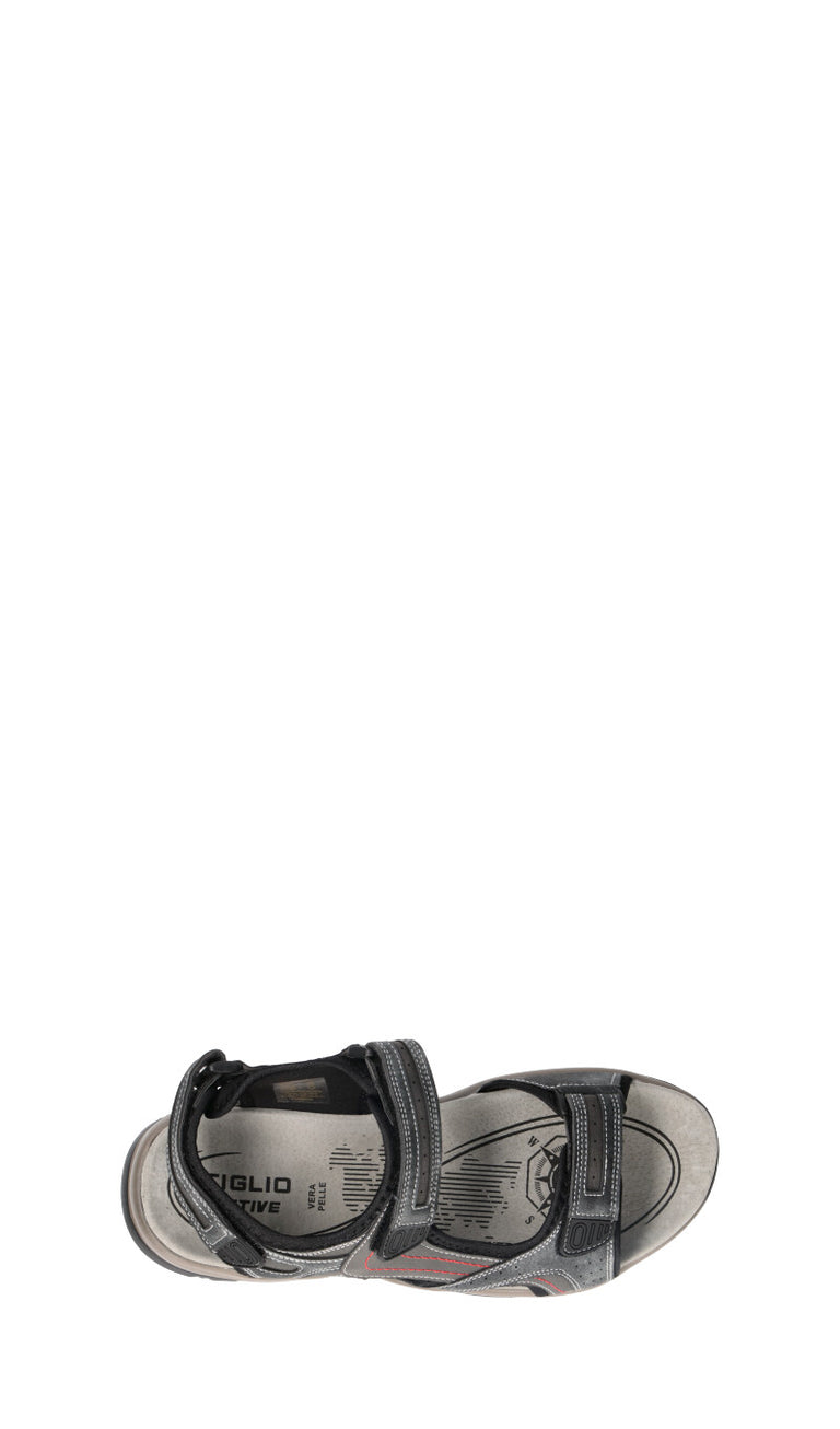 TIGLIO Sandalo uomo grigio
