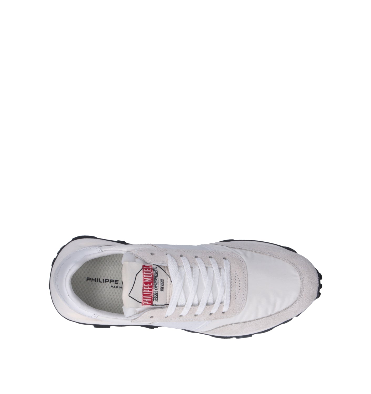 PHILIPPE MODEL Sneaker donna bianca in pelle