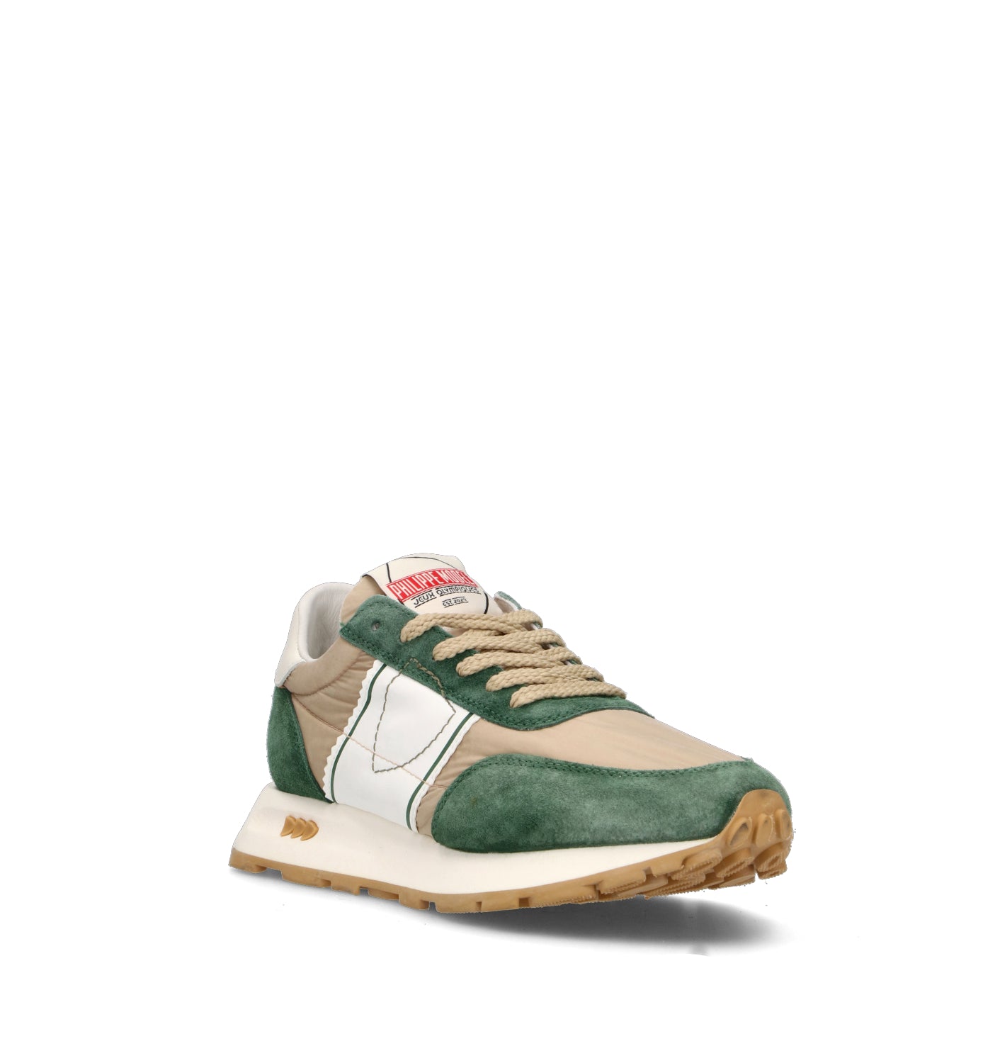 PHILIPPE MODEL Sneaker donna verde/beige