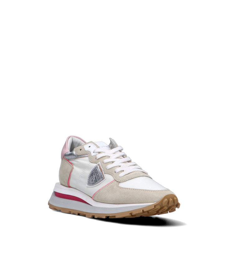 PHILIPPE MODEL Sneaker donna bianca/rosa