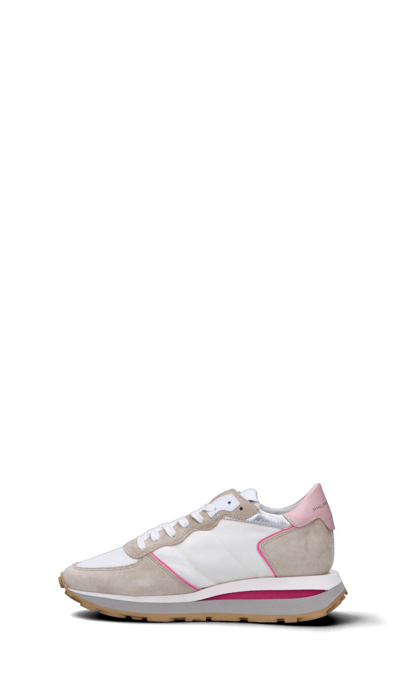 PHILIPPE MODEL Sneaker donna bianca/rosa