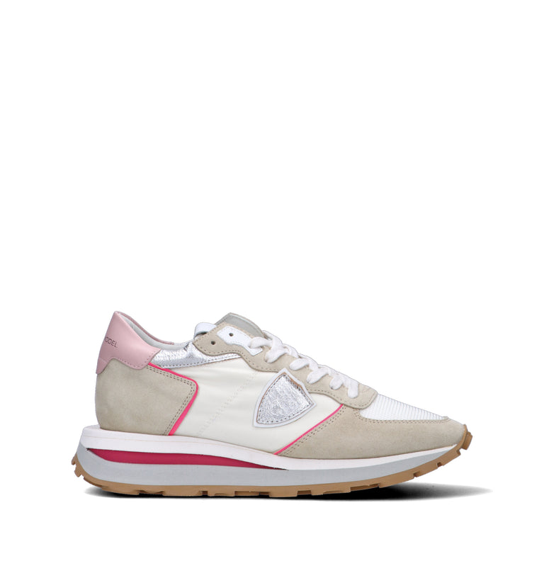 PHILIPPE MODEL Sneaker donna bianca/rosa