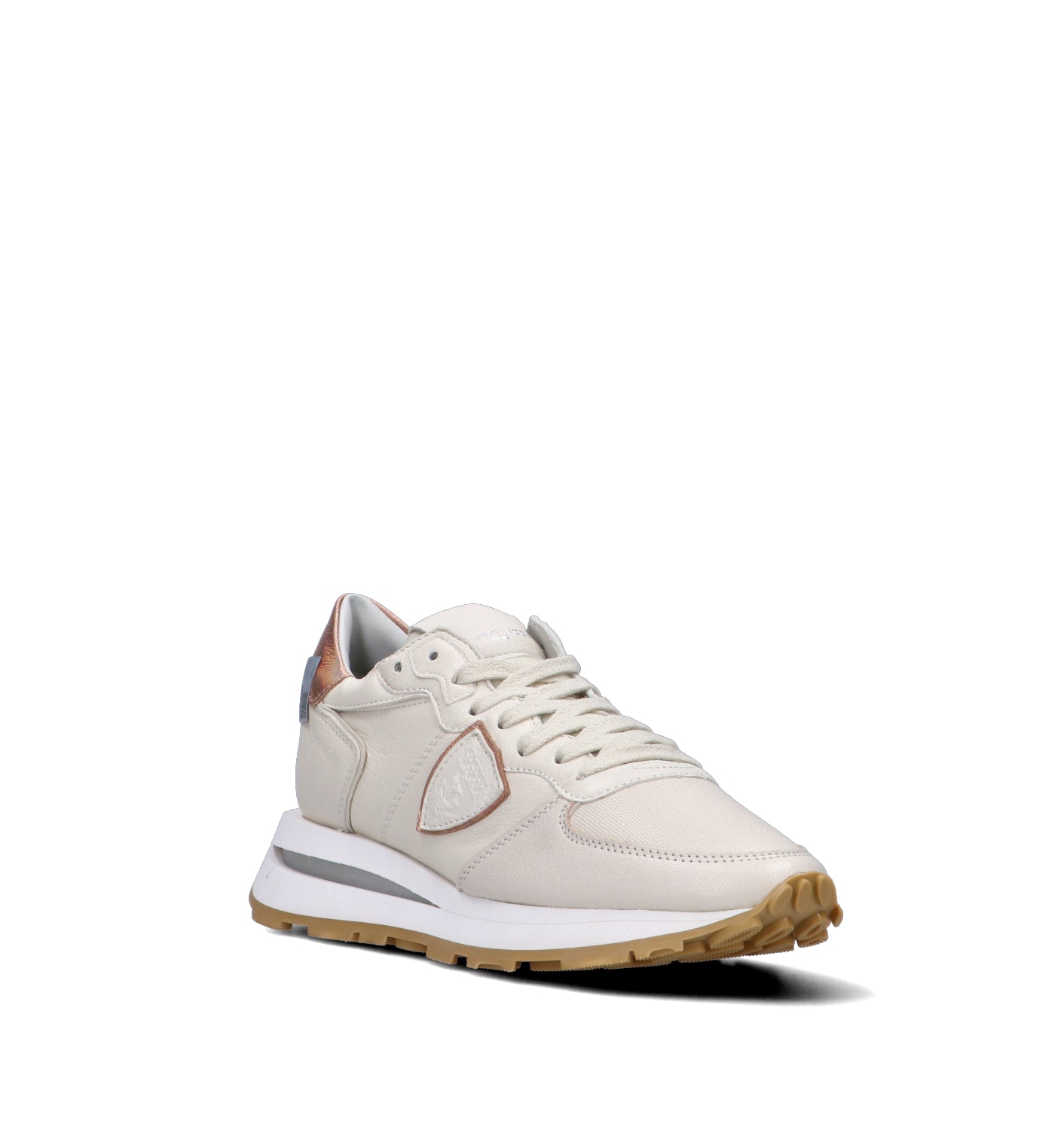 PHILIPPE MODEL Sneaker donna beige in pelle