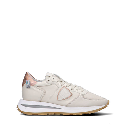 PHILIPPE MODEL Sneaker donna beige in pelle