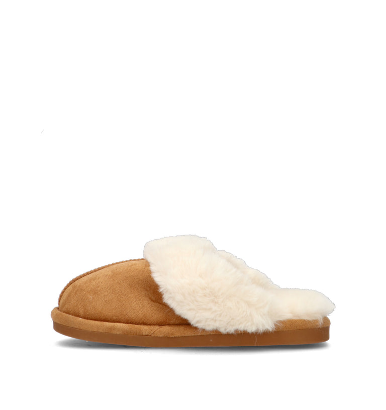 TOO LIKE Pantofola donna cammello