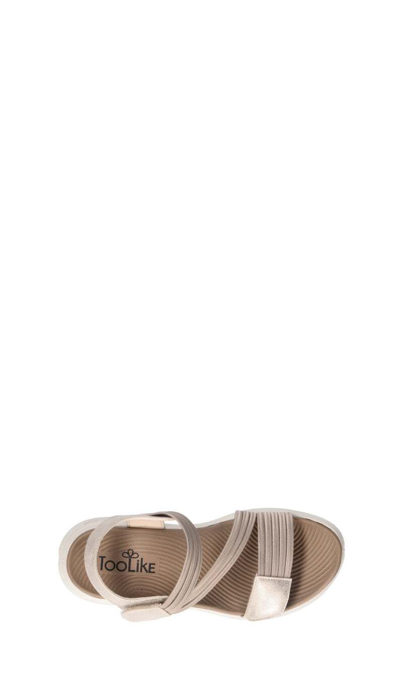 TOO LIKE Sandalo donna beige
