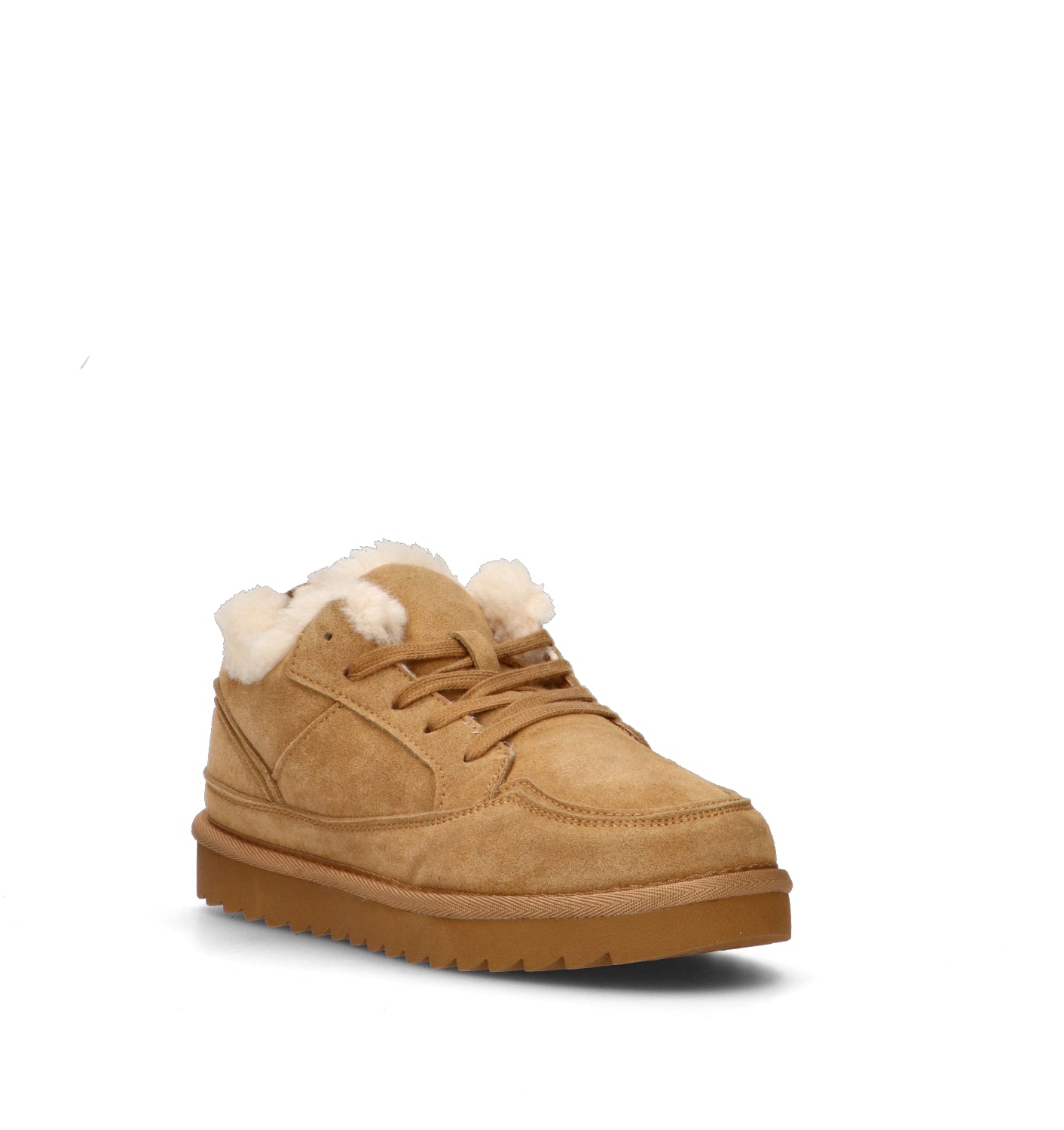 TOO LIKE Sneaker donna cammello in suede