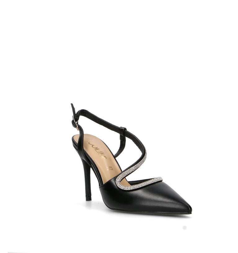 TOO LIKE Slingback donna nera