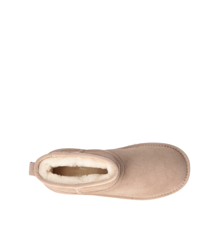 TOO LIKE Stivaletto pelo donna beige in suede