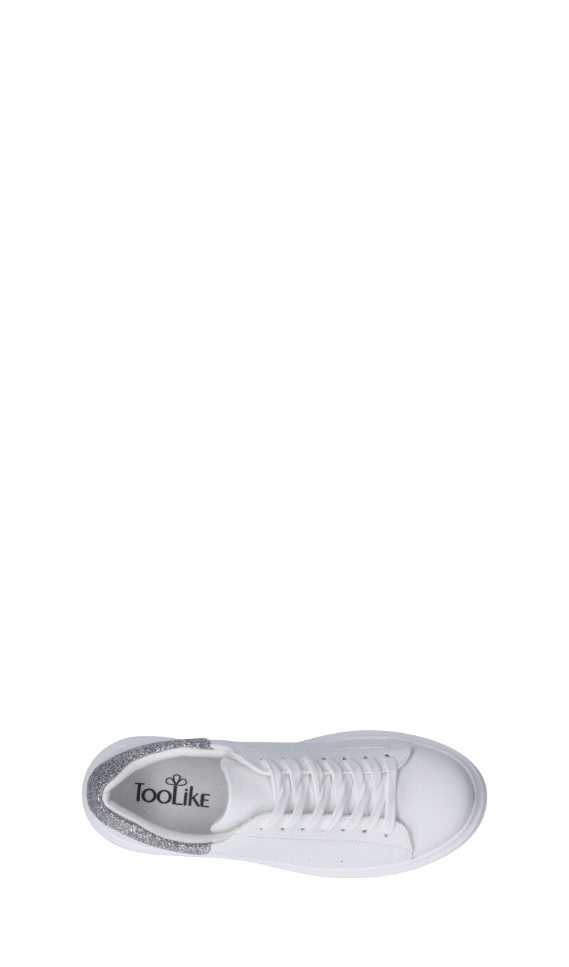 TOO LIKE Sneaker donna bianca/argento