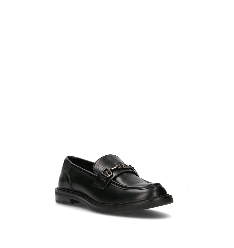 TOO LIKE Mocassino donna nero in pelle