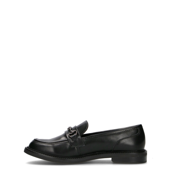 TOO LIKE Mocassino donna nero in pelle