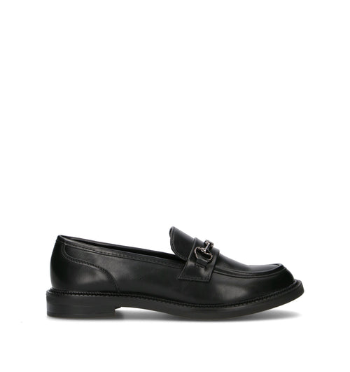 TOO LIKE Mocassino donna nero in pelle