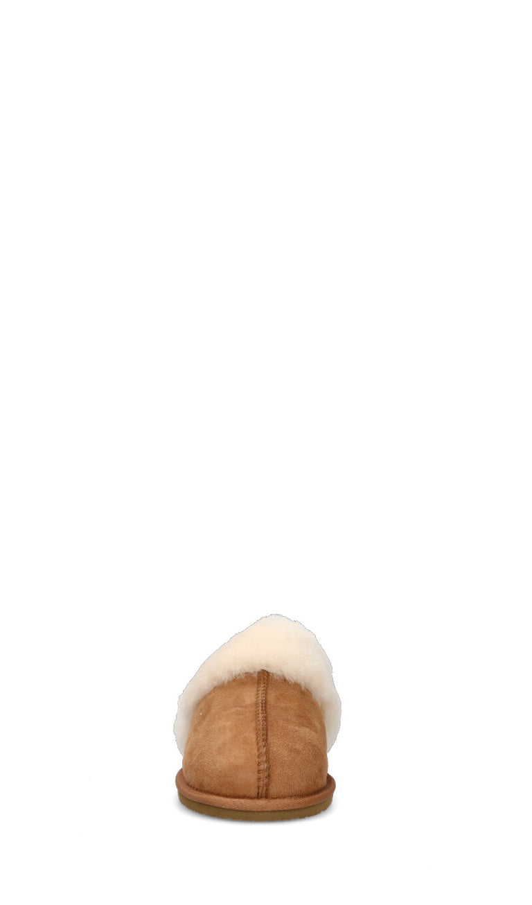 TOO LIKE Ciabatta donna chestnut in suede