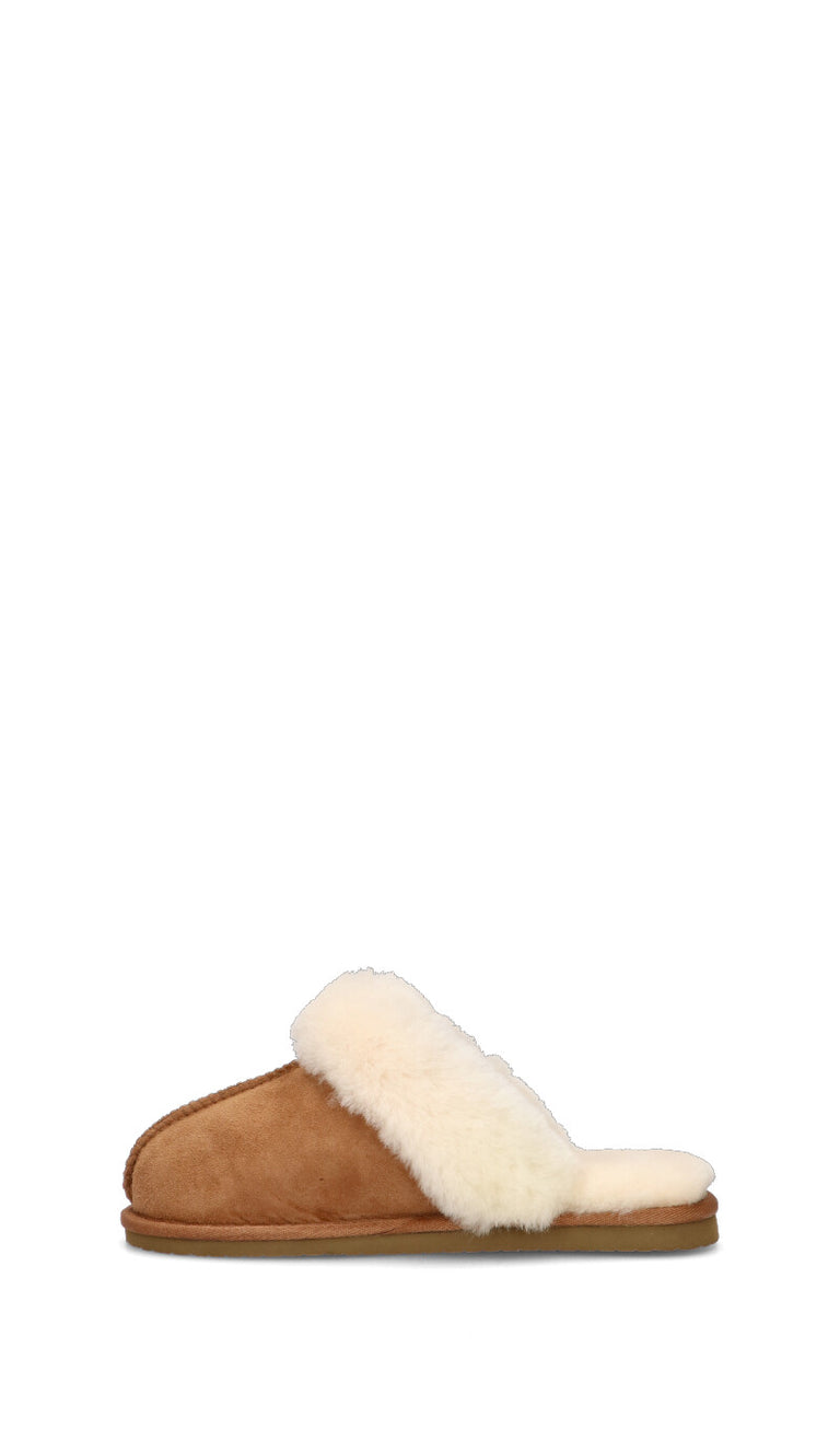 TOO LIKE Ciabatta donna chestnut in suede