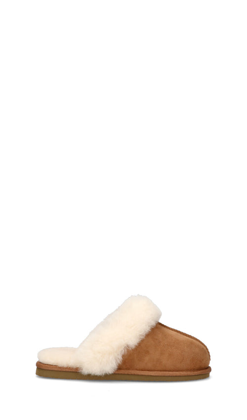 TOO LIKE Ciabatta donna chestnut in suede