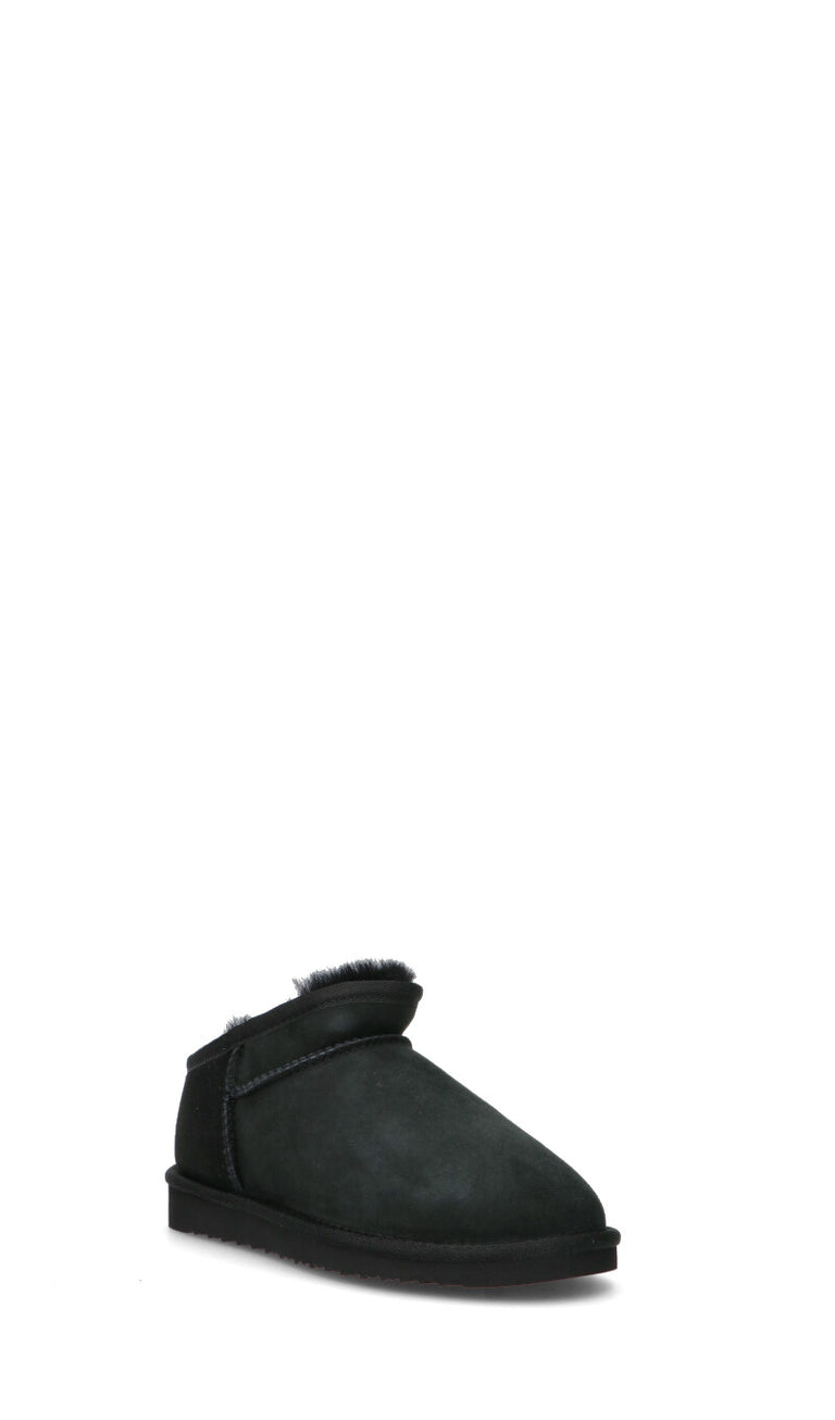 TOO LIKE Stivaletto pelo donna nero in suede
