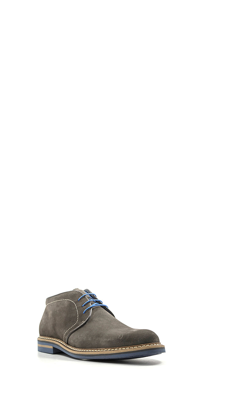 HOLE B. Polacchino uomo marrone in suede